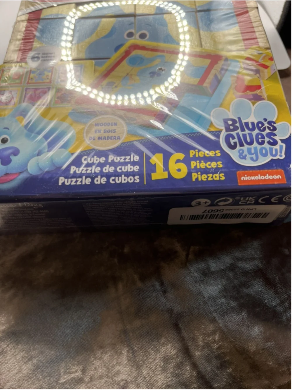 Melissa & Doug Blue's Clues & You Wooden Cube Puzzle 6-in-1 Tray NEW